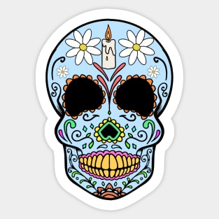 Mexican Skull Dia de los muertos Day of the dead Sticker